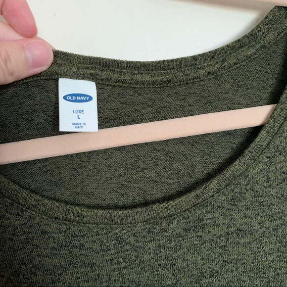 Old Navy Olive Thicker Tshirt - Picture 2 of 3